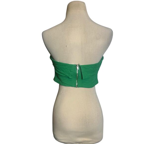 Princes Polly vibrant green bandeau strapless top size 4 - Picture 2 of 12